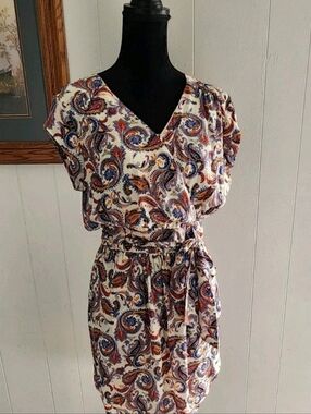 DR2 by Daniel Rainn Women's Paisley Dress size Small